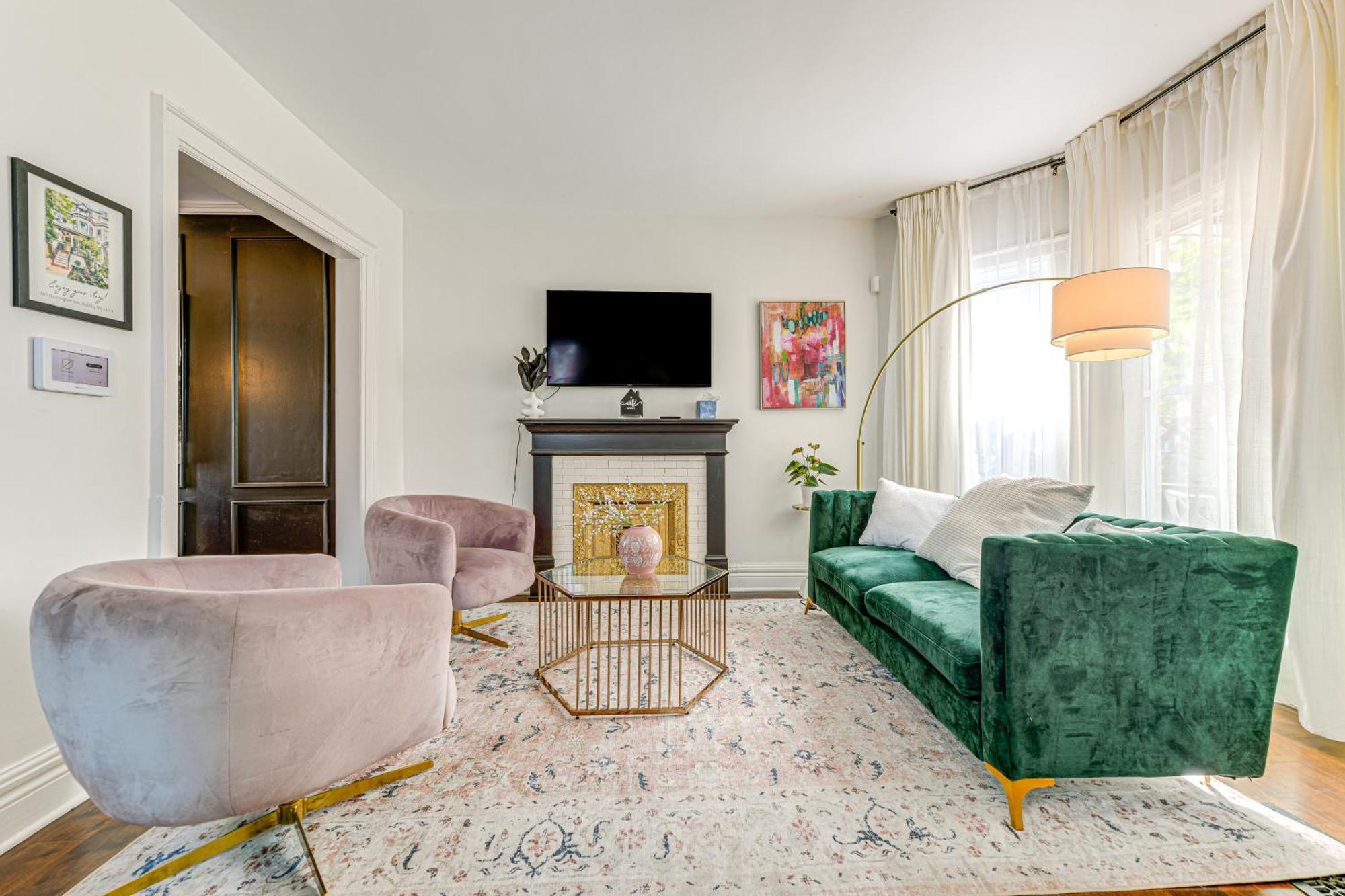 Historic Buffalo Row House Near Delaware Park Luaran gambar